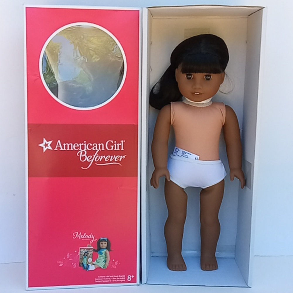 American Girl Beforever Melody Doll And Box